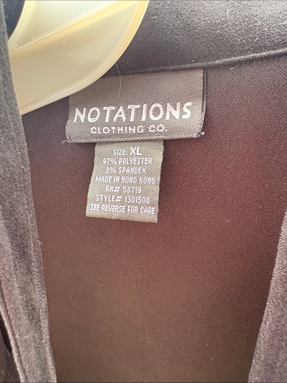 Notations Button-Front Jacket - Picture 2 of 4